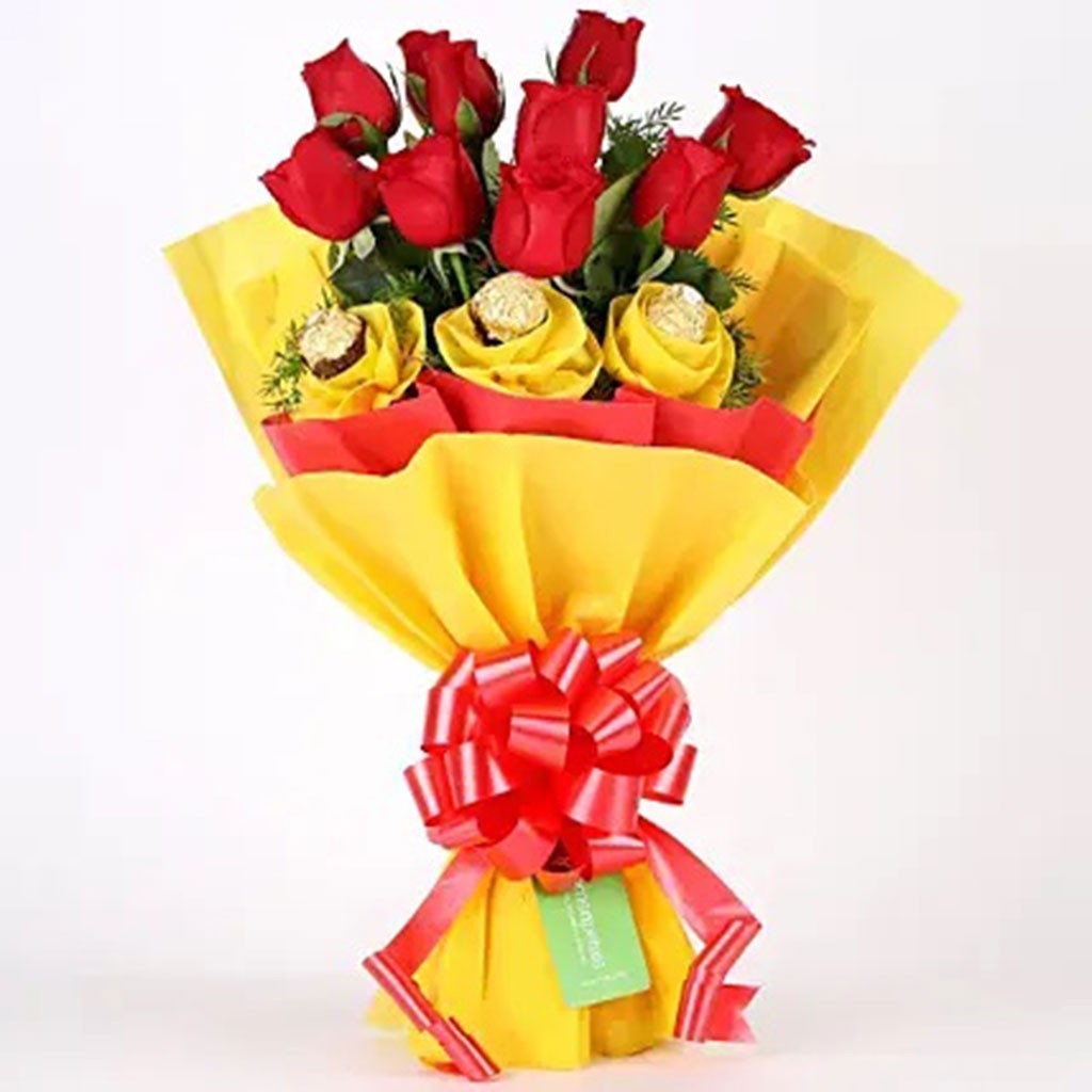 Chocolates & Rose Delight