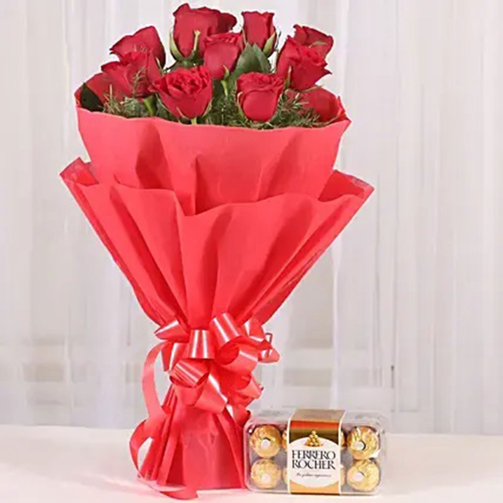 Red Roses & Ferrero Rocher
