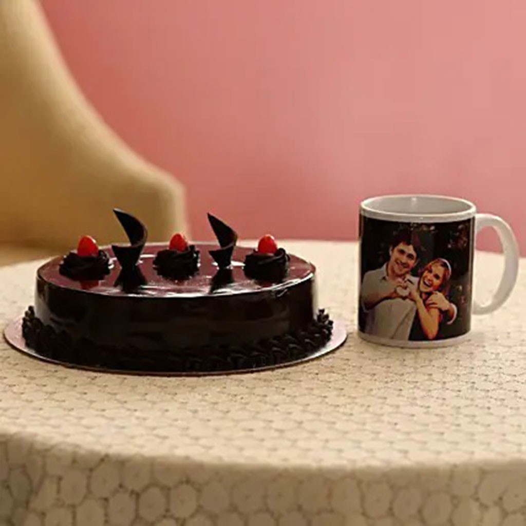 Chocolate Cake With Picture Mug