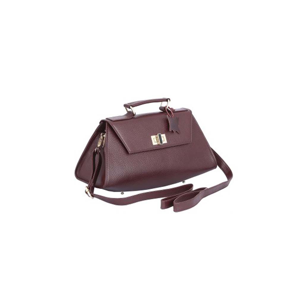 Maroon Leather Bag