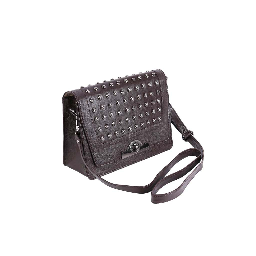 Dark Chocolate Leather Bag