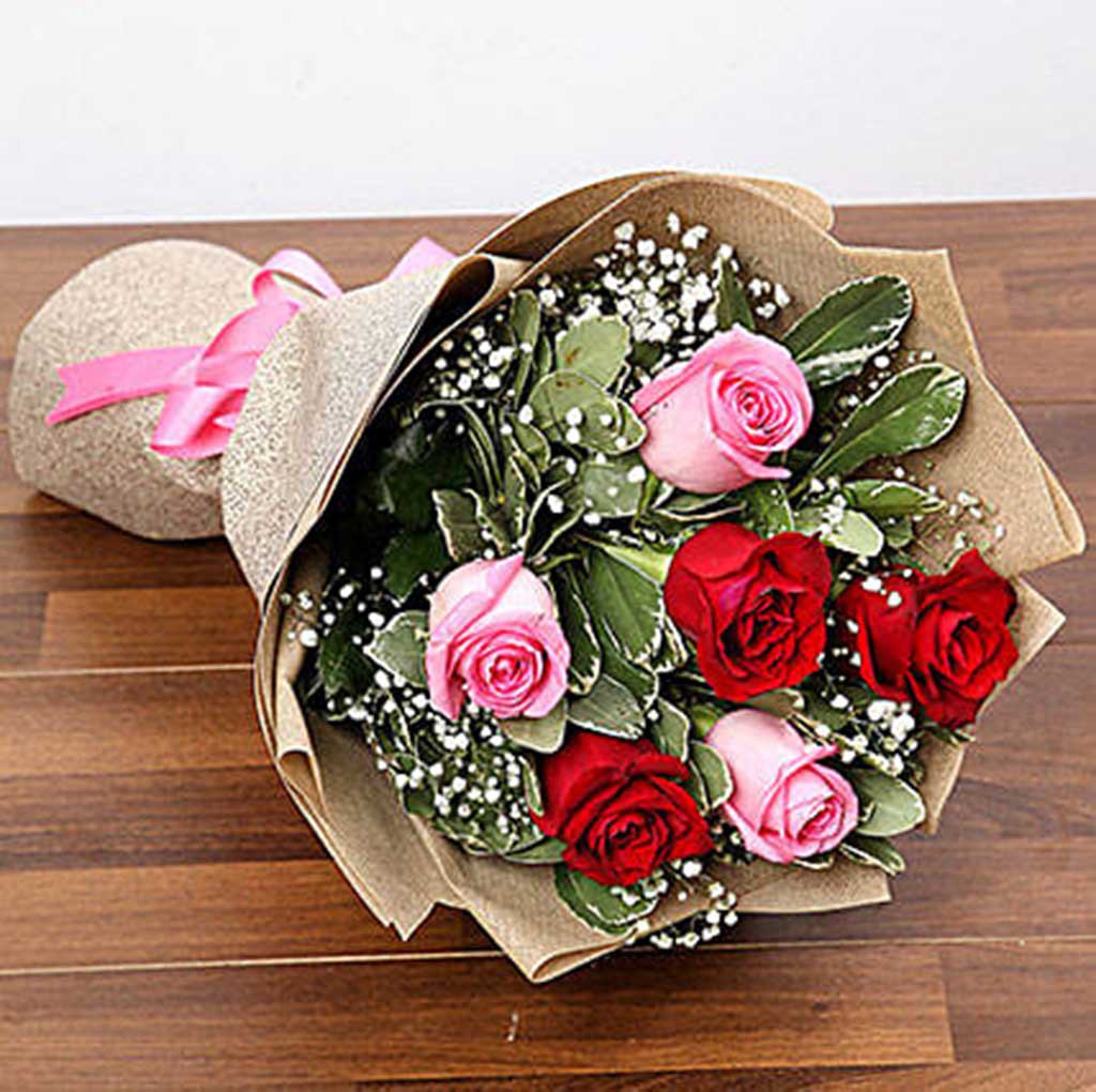 Mixed Color Thai Rose Bouquet