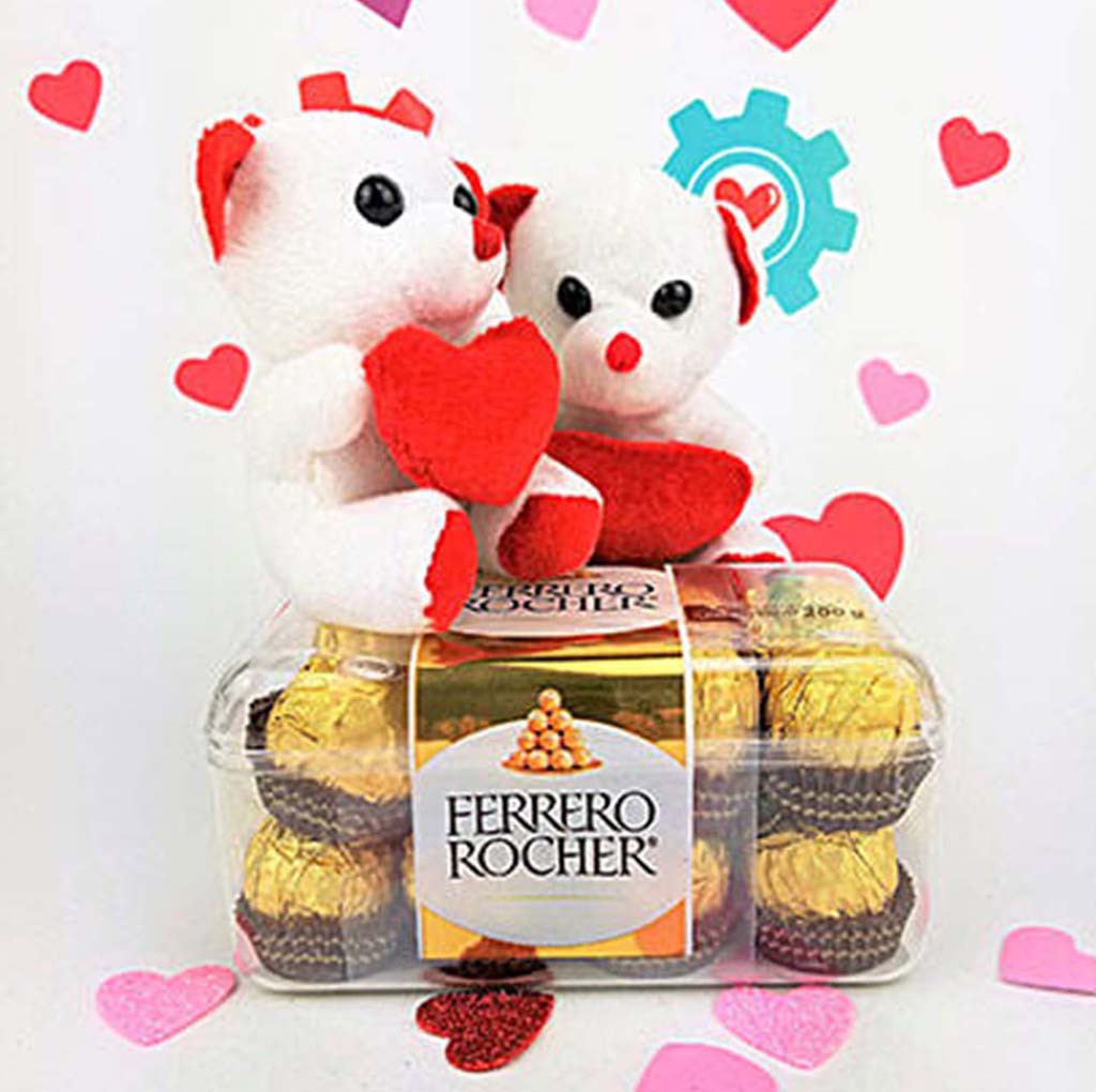 Valentine Teddy Combo