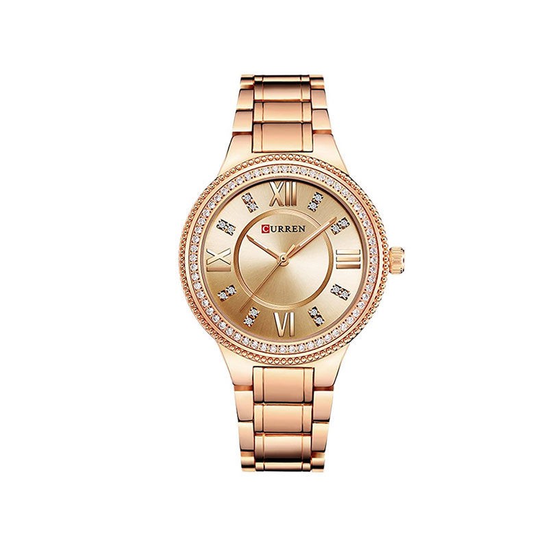 CURREN Rose Gold Dial Women’s Watch