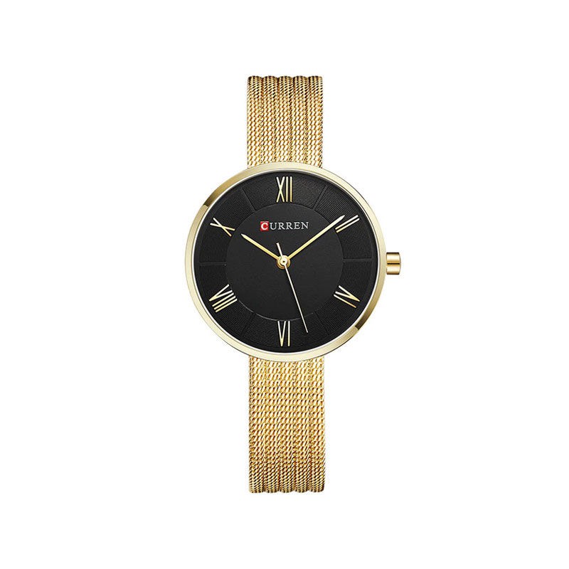 Curren Golden Black Dial Women’s Watch
