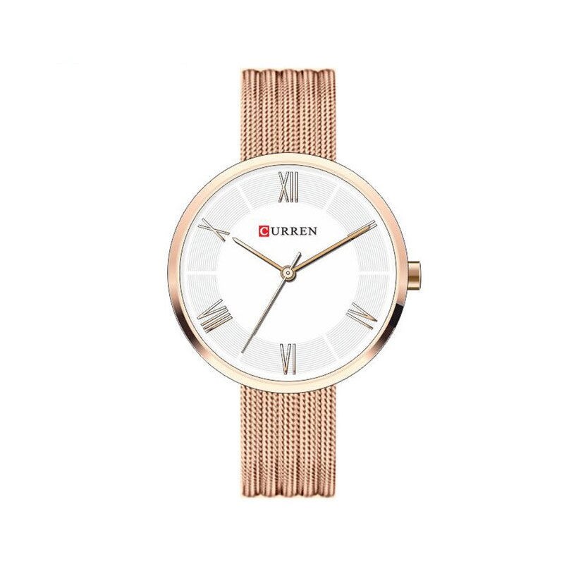 CURREN Rose Gold White Dial Women’s Watch