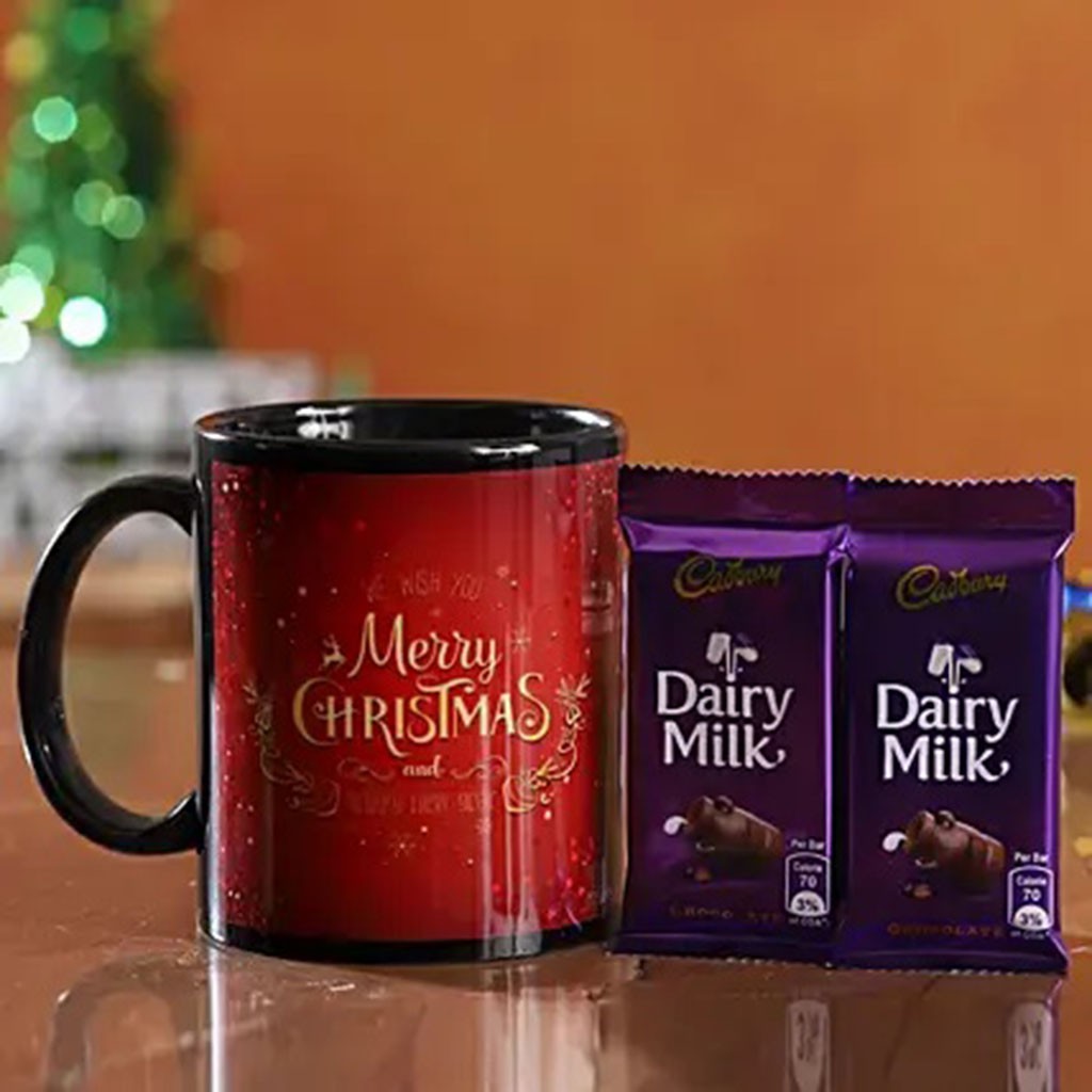 Warmest Christmas Wishes Mug Dairy Milk_