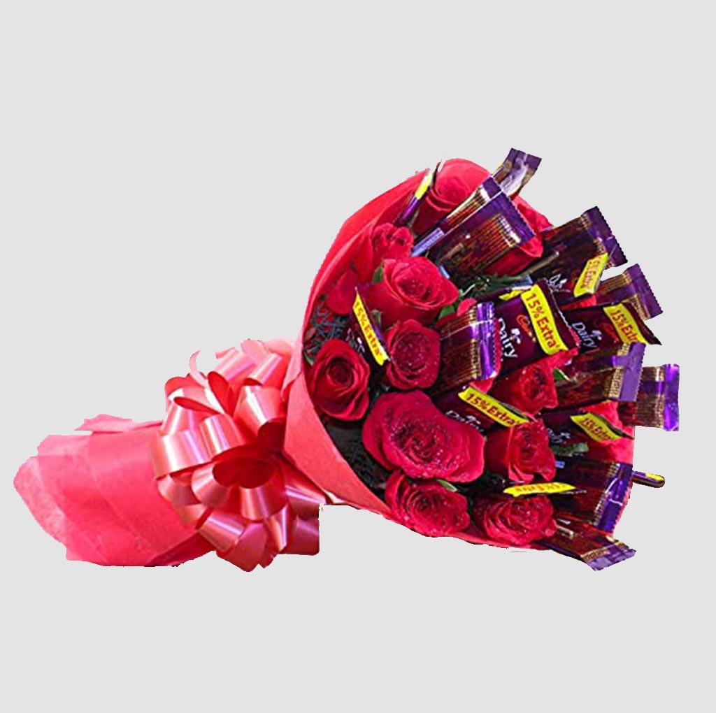 Valentine Choco-Flower Bouquet