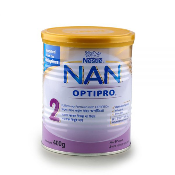 NESTLE NAN-2 OPTIPRO TIN 400GM