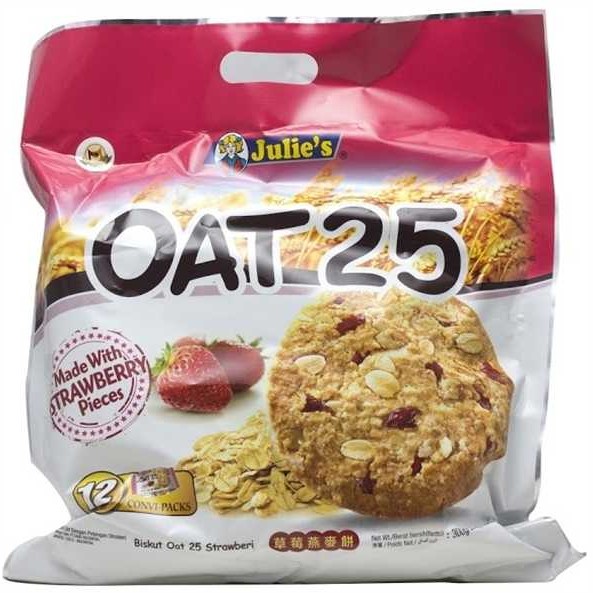 Julie's Oat 25 Strawberry Biscuit