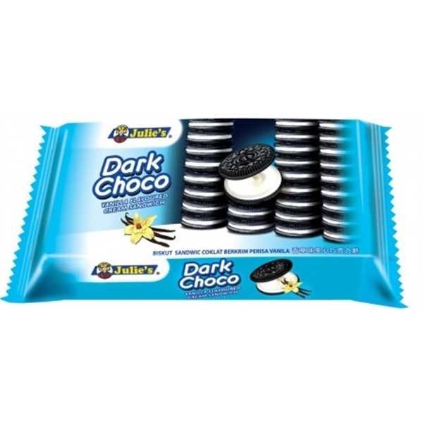Julie's Dark Vanilla Choco Sandwich Biscuit