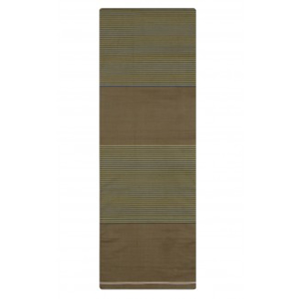 Brown Striped Hand Loomed Addi Cotton Lungi