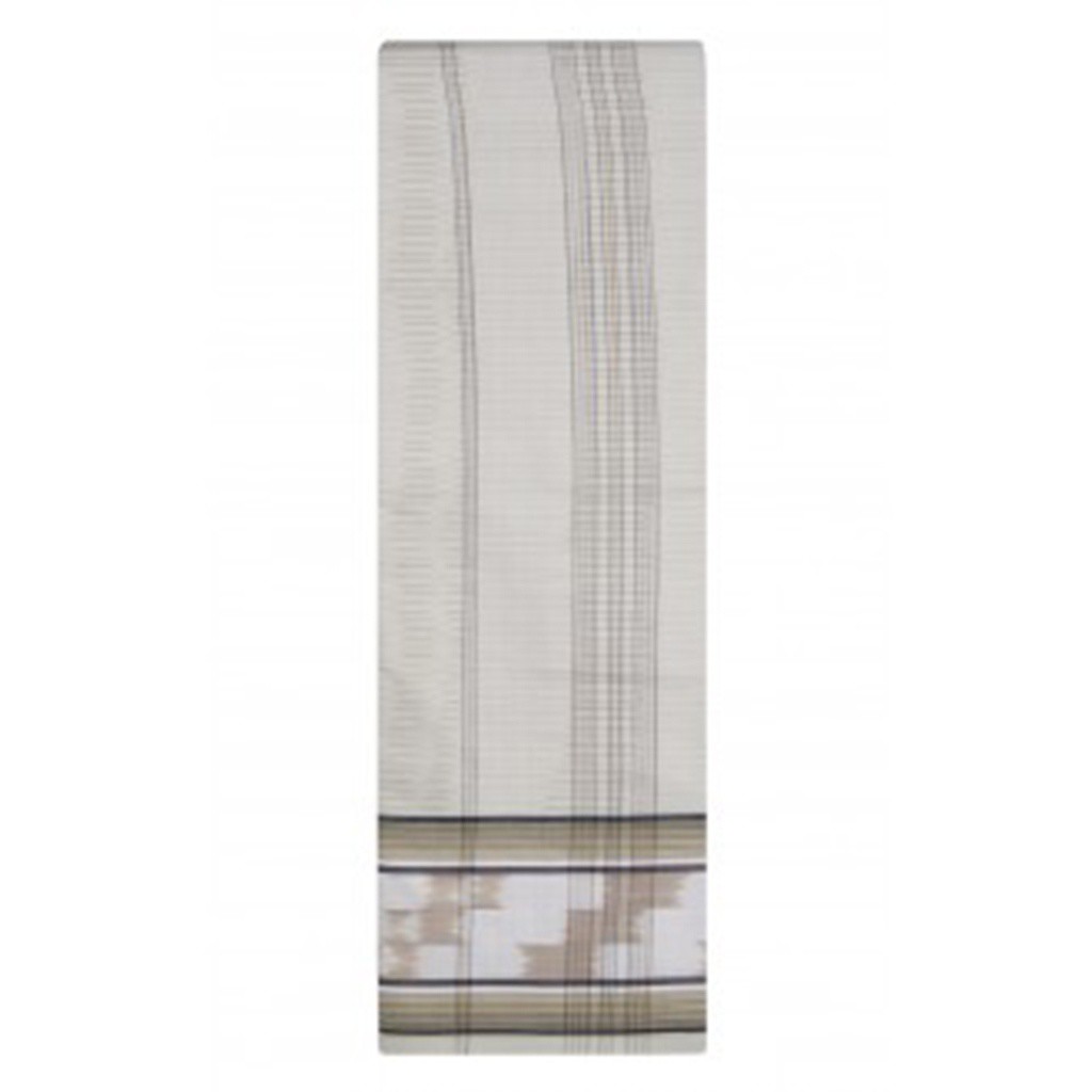 Light Grey Check Addi Cotton Lungi