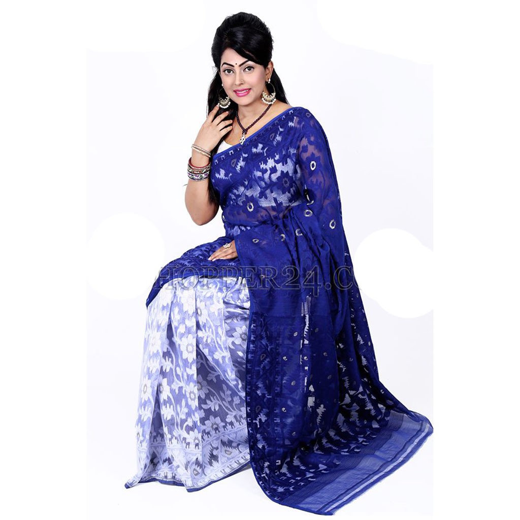 Soft Moslin Jamdani Saree