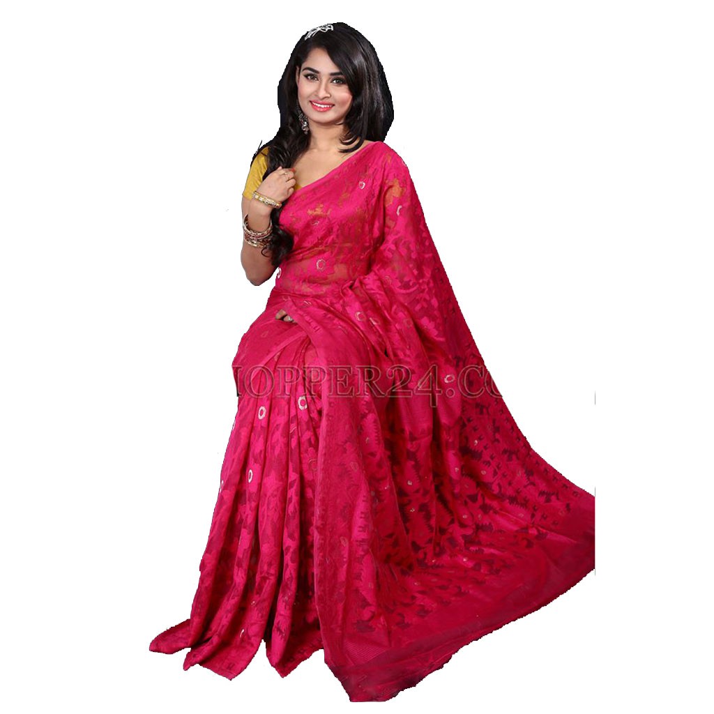 Soft Moslin Jamdani Saree