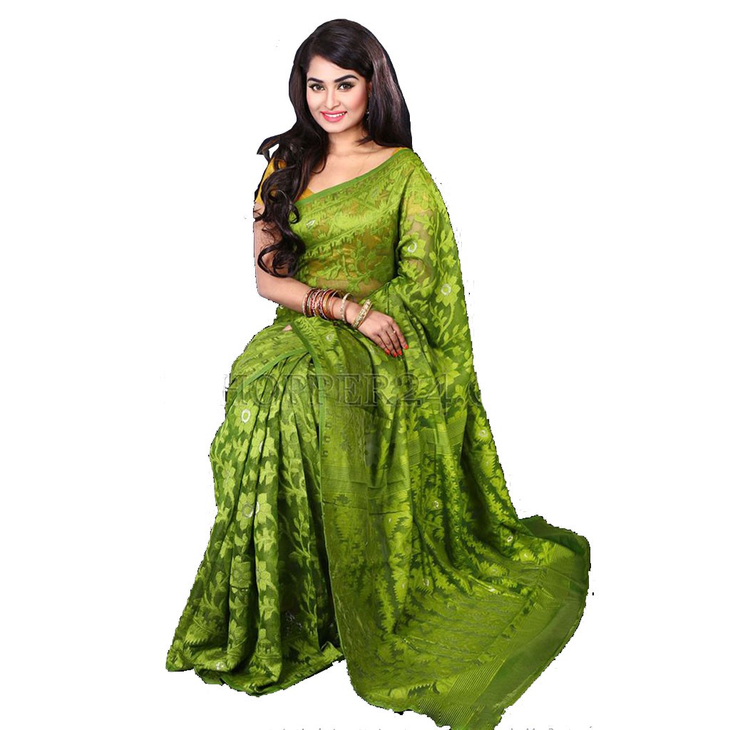 Soft Moslin Jamdani Saree