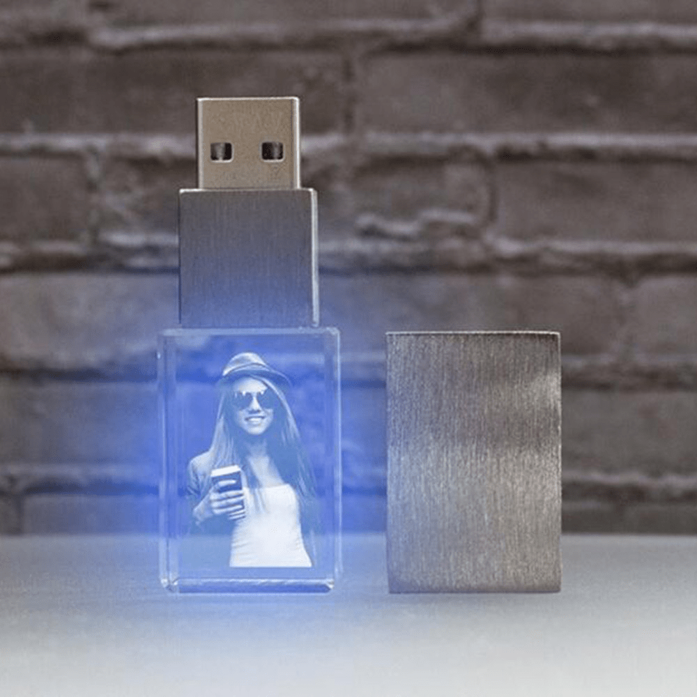 Customize Crystal Pen Drive