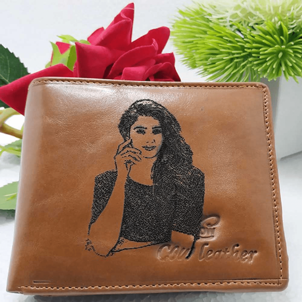 Customize Leather Photo Wallet