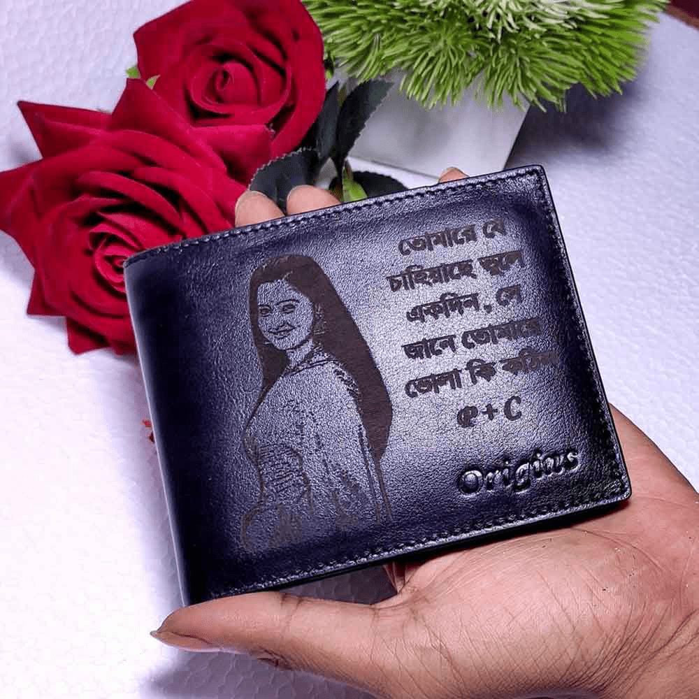 Customize Leather Photo Wallet