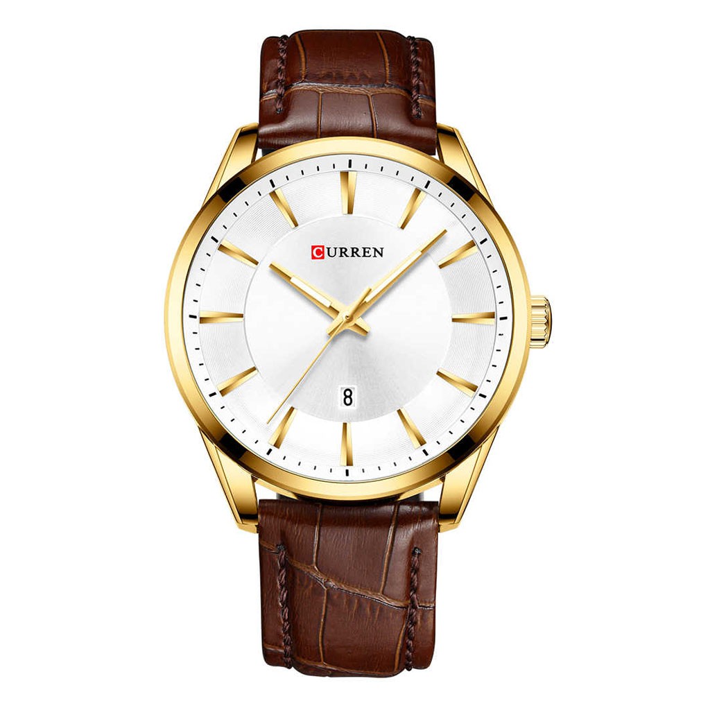 Quartz Watches for Men Leather Strap Male Wristwatches Top Luxury Brand Business Men's Clock