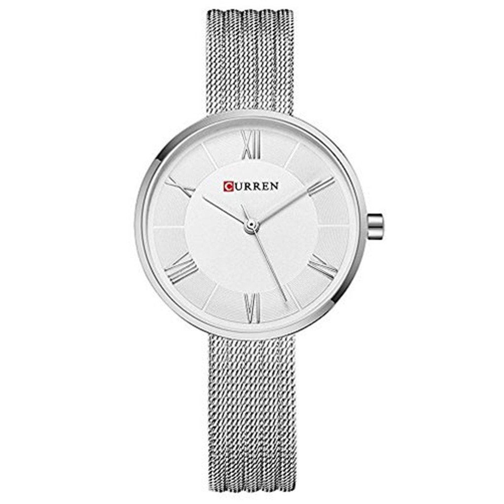 Mesh Stainless Steel Analog Watch For Women