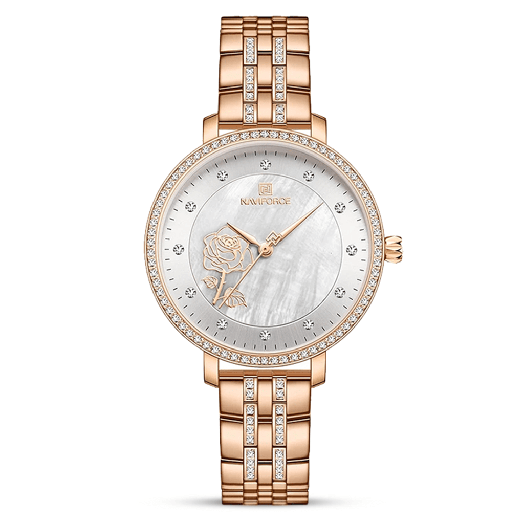 Rose Gold Watch Women Watches Ladies Creative Steel Women's Bracelet Watches