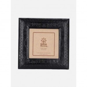 Black Leather Photo Frame