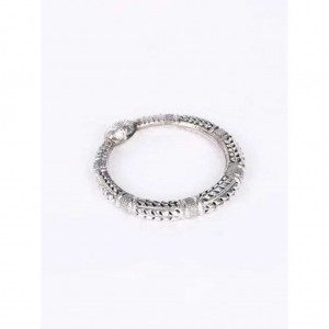 Oxidized Silver Bangle