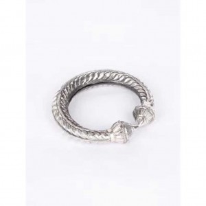 Oxidized Silver Bangle