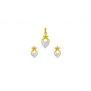 Diamond Pendant Set
