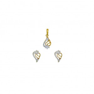 Diamond Pendant Set
