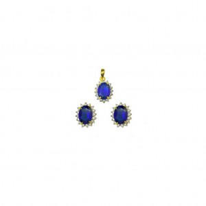 Diamond Pendant Set