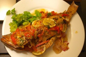 STEAMED RED SNAPPER