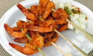 PRAWN SATAY