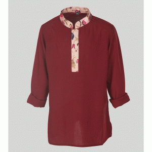 Kids boy maroon Panjabi