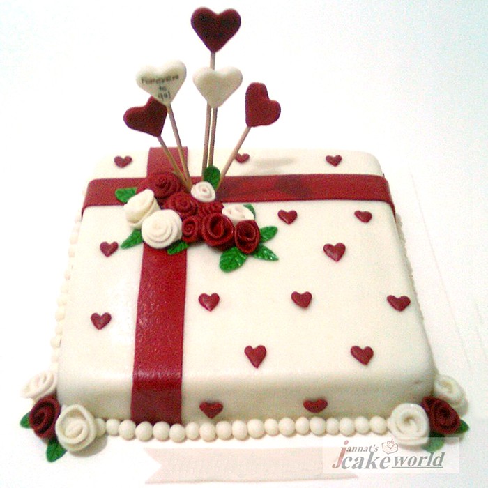 square Shaped Cake