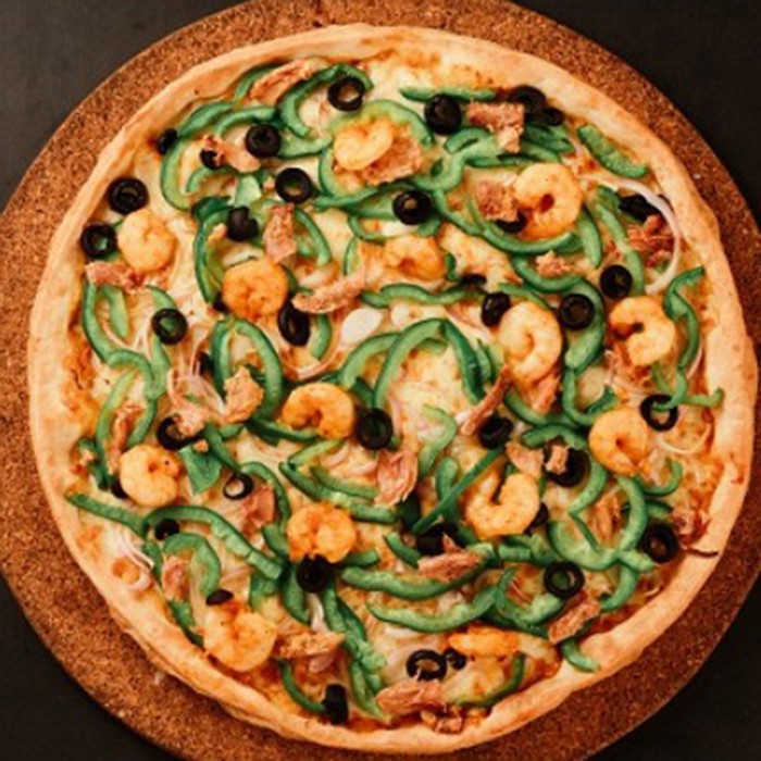 Seafood Pizza – Small (6in)