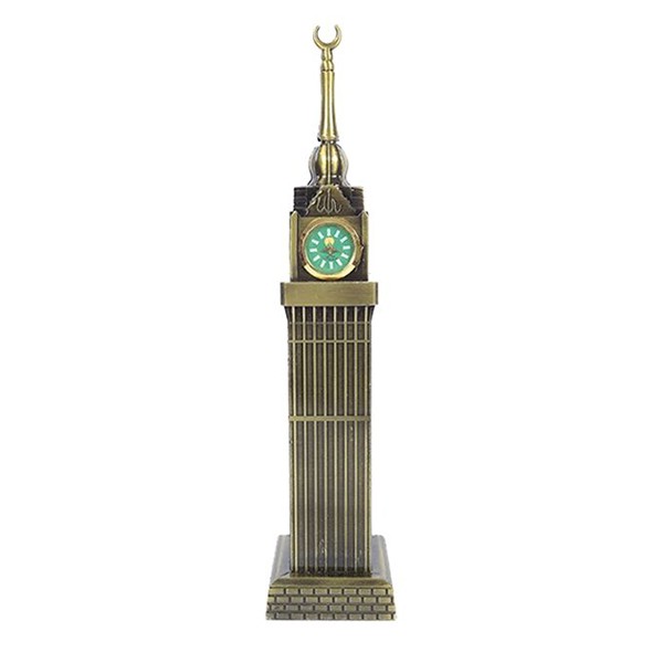 London Clock Tower Showpiece - Light Golden and Grey
