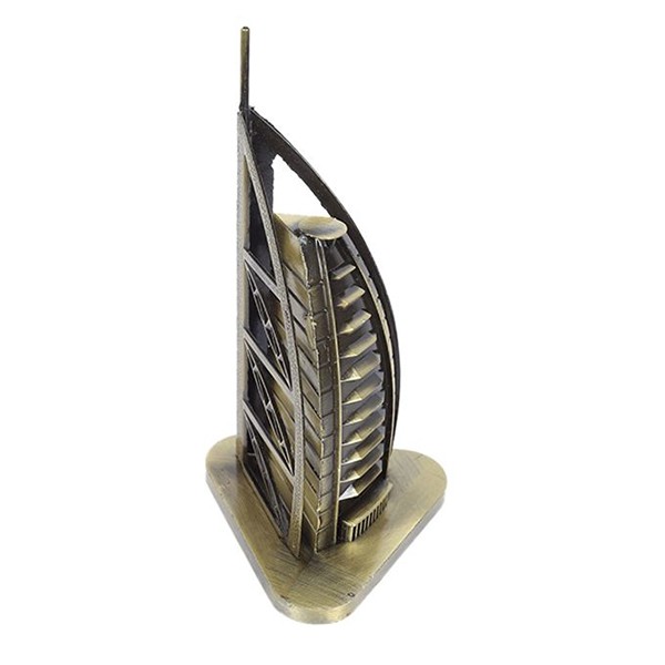 Burj Al Arab Showpiece - Light Golden and Grey