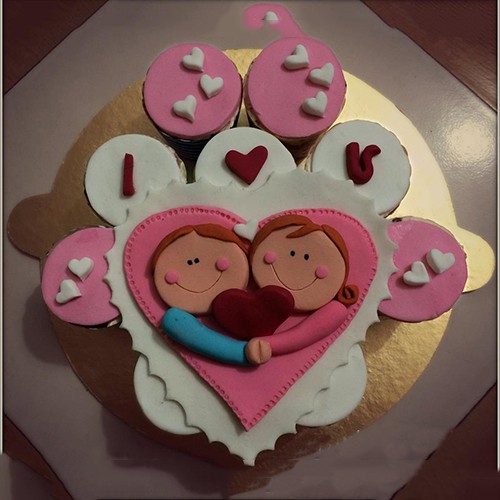 Romeo & Juliet Cake
