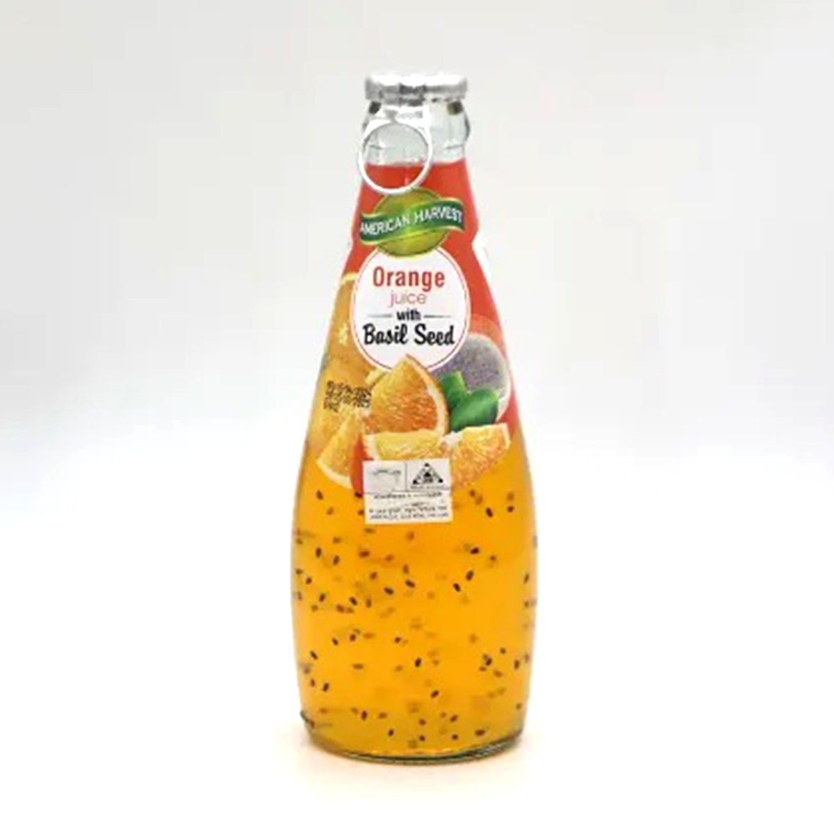 American Harvest Orange Juice With Basil Seed 290ml