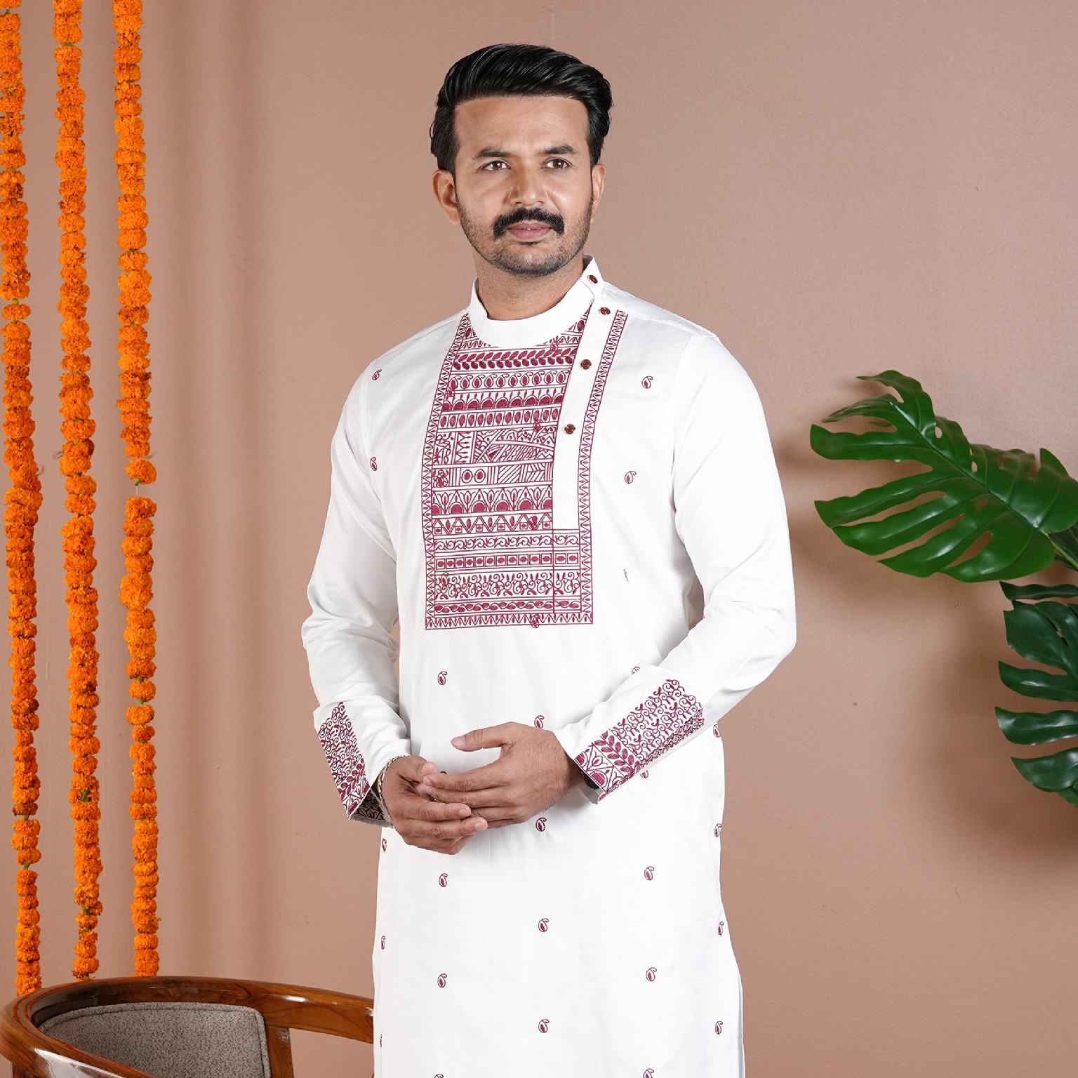 Heritage Artistry Embroidery Panjabi