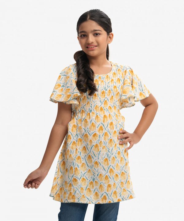 Printed Georgette Kids Tunic