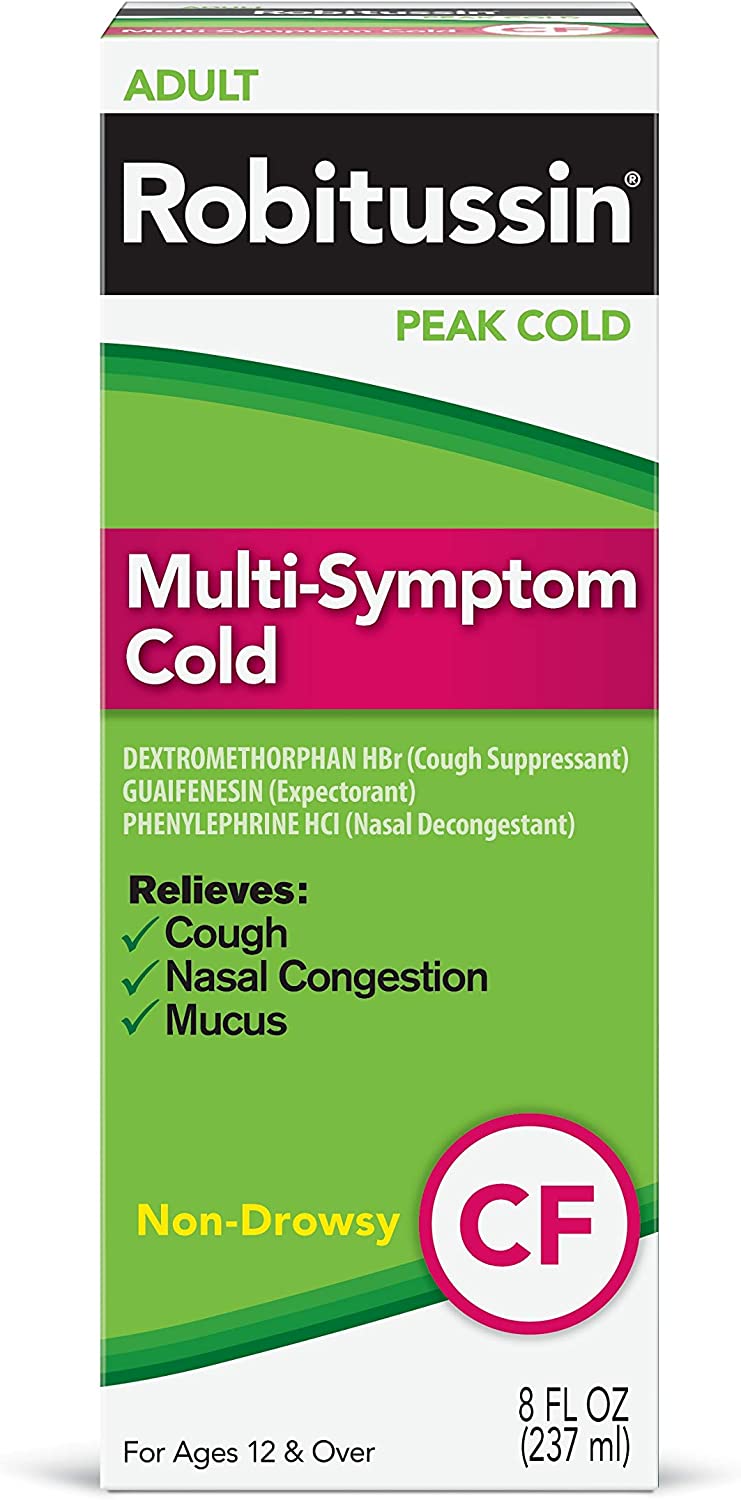 Robitussin Peak Cold CF Multi-Symptom Cold (8 fl. oz. Bottle)