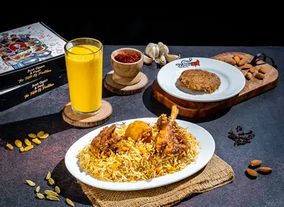 Basmati Kacchi with Badaam Shorbot - 1:1