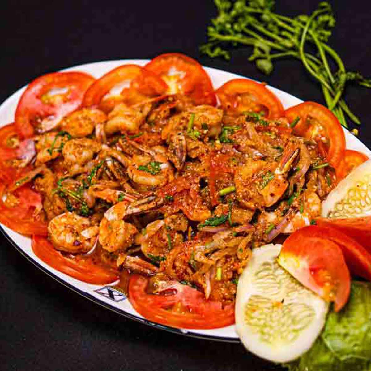 SZE-CHUAN PRAWN SALAD