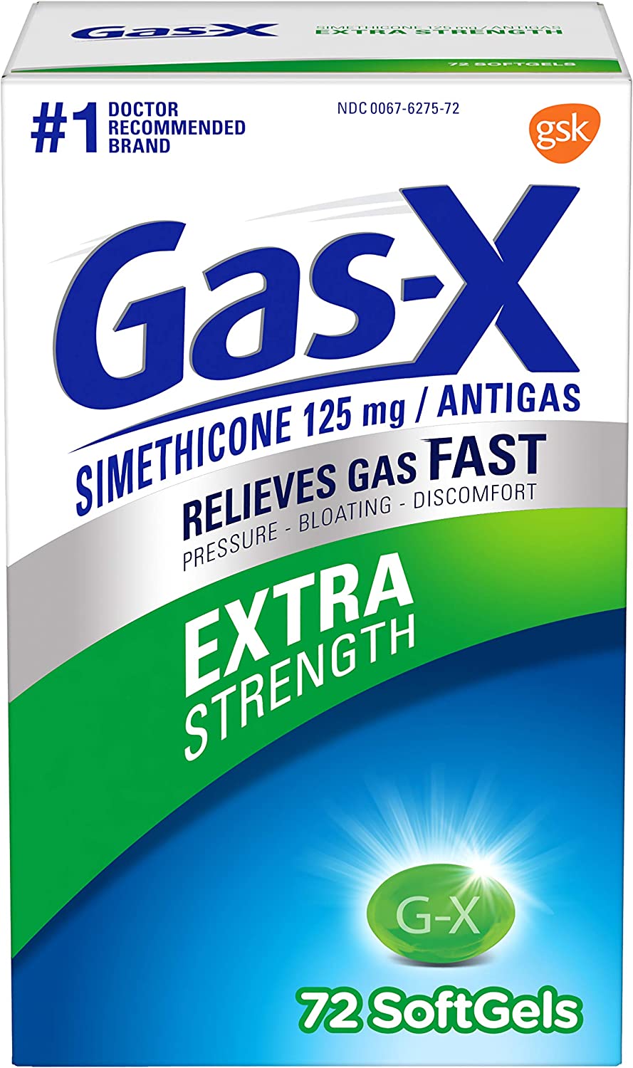 Gas-X Extra Strength Gas Relief Softgels with Simethicone 125 mg - 72 Count