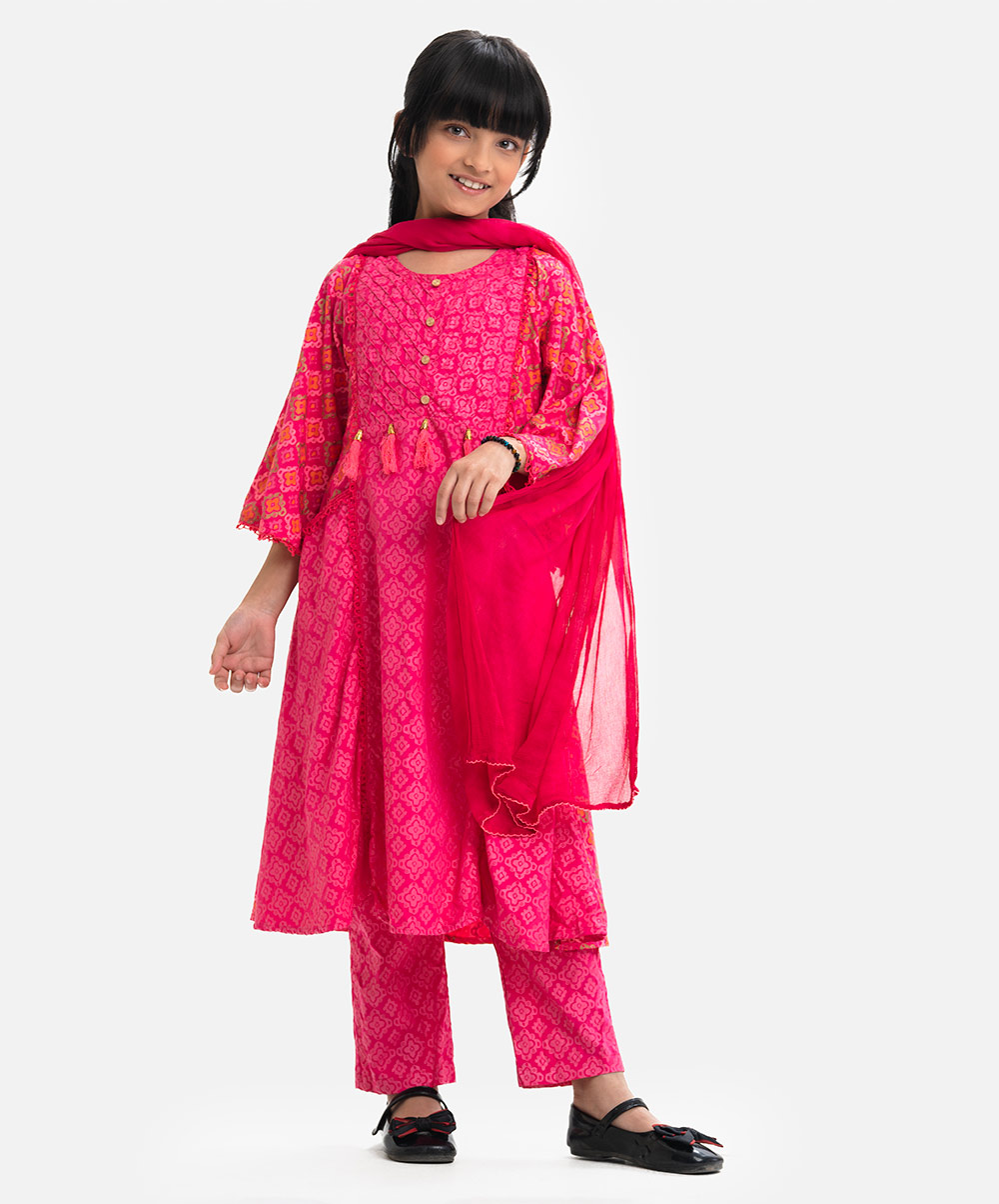 Pink Viscose Salwar Kameez
