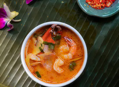 Tom Yum Seafood Soup