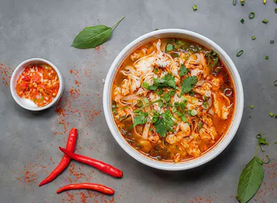 Spicy Noodles Soup